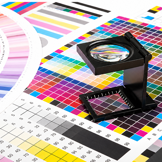 Consistent printing color management across different production batches and packaging runs