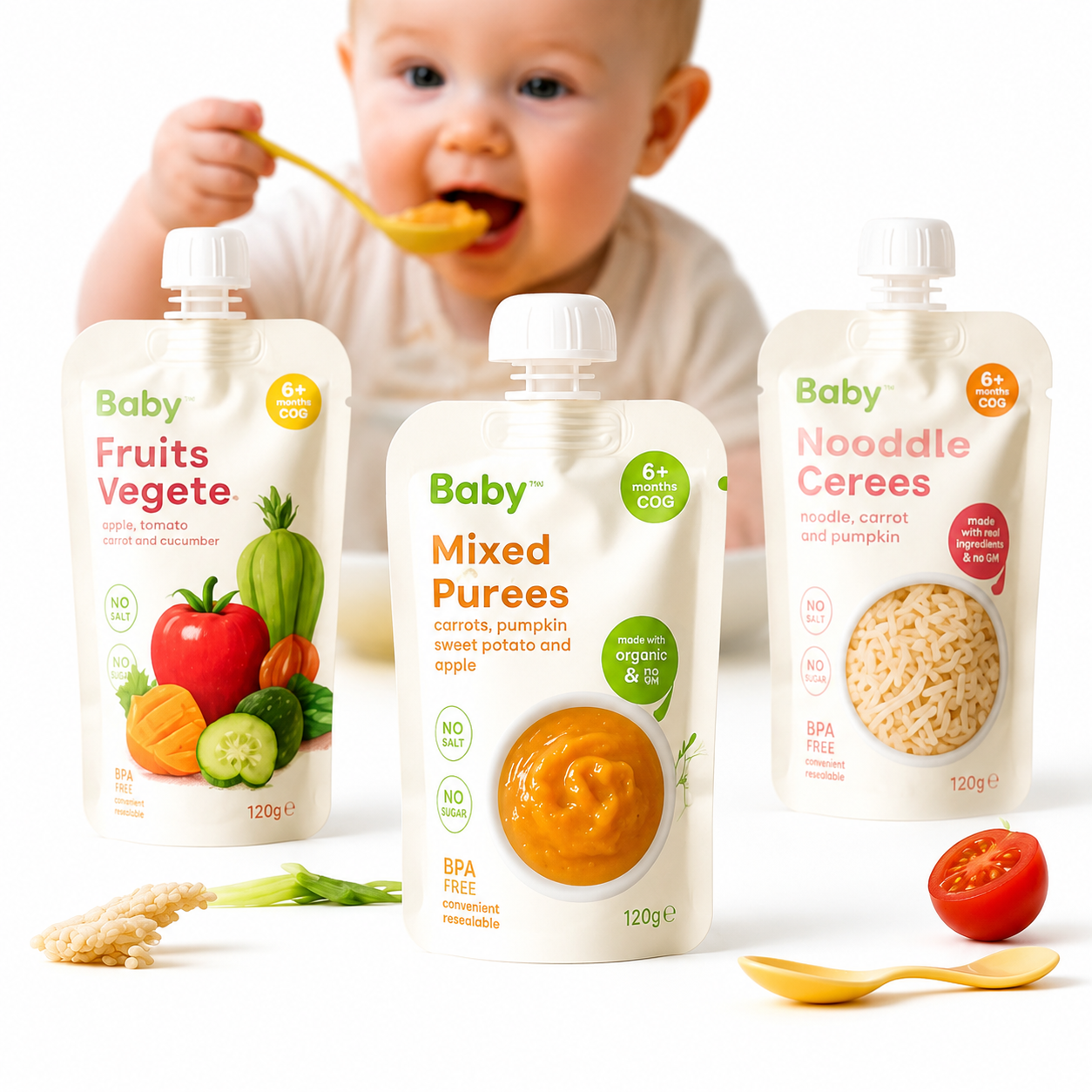 Baby Food Retort Pouch Case