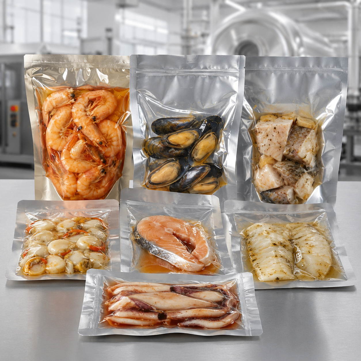 Retort Seafood Packaging Bags